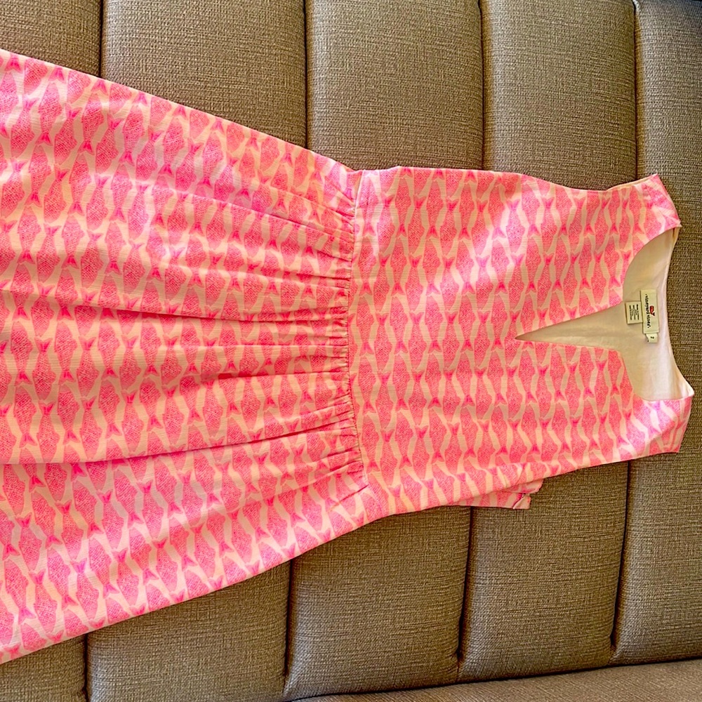 Vineyard Vines 2 Fish Sleeveless Dress